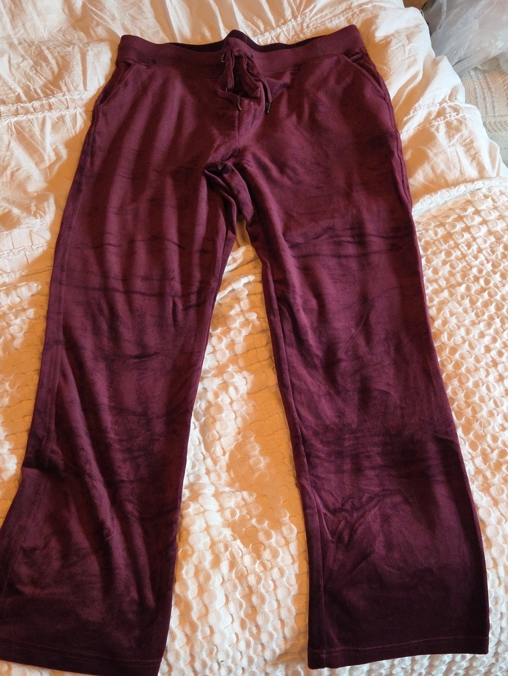 Women's Boot Cut Lounge Pants in Plum